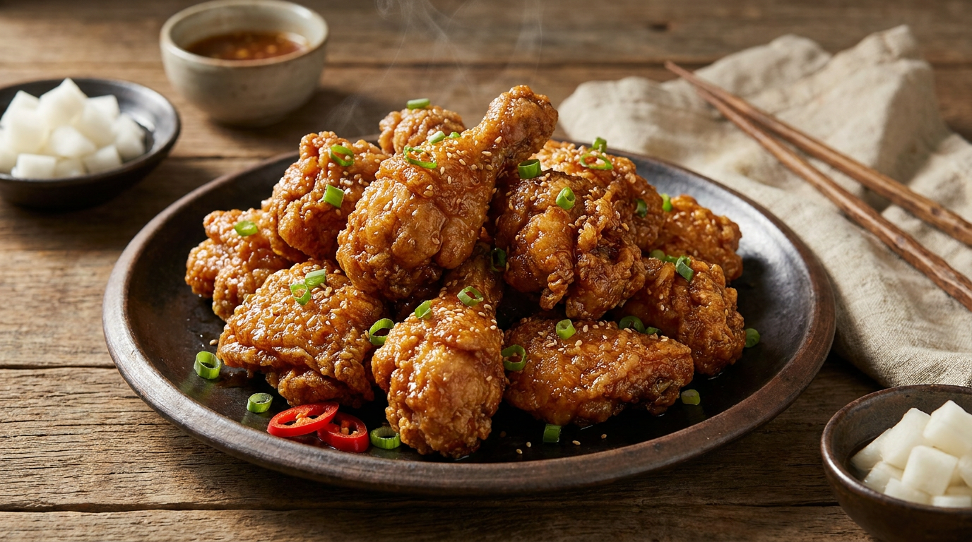 Crispy Korean Fried Chicken
