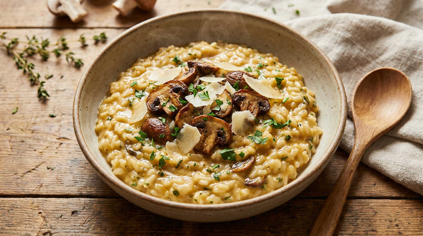 No-Stir Oven Risotto