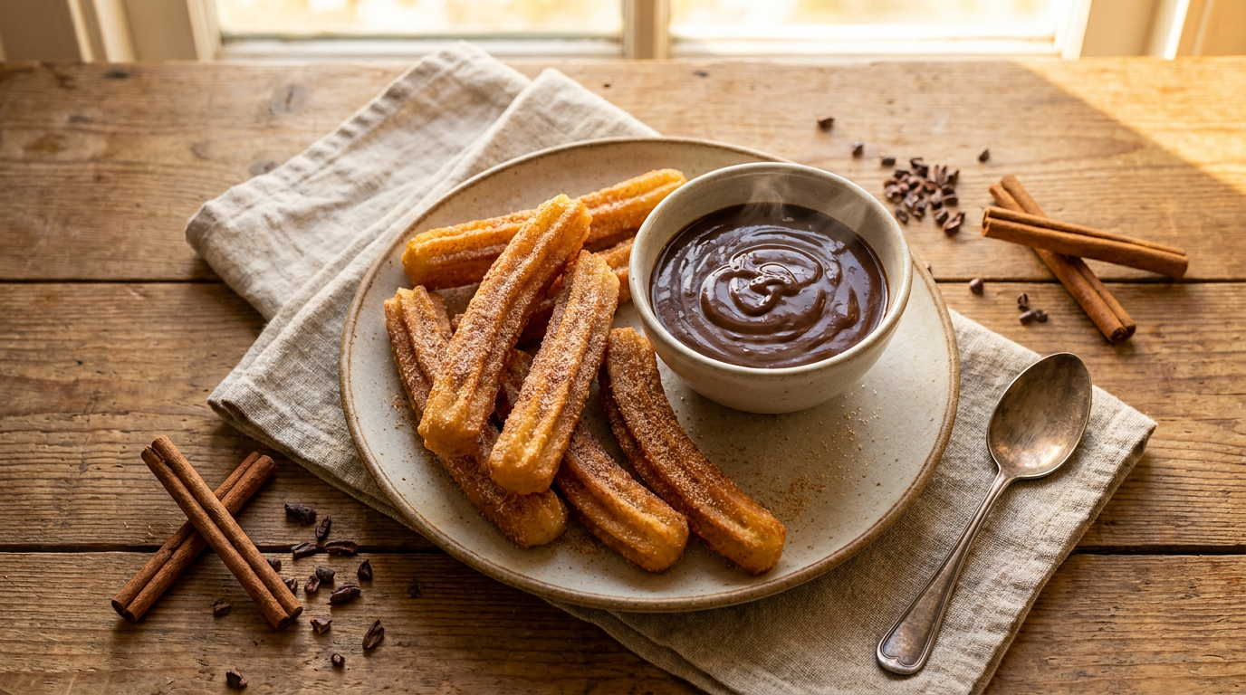 Churros con Chocolate