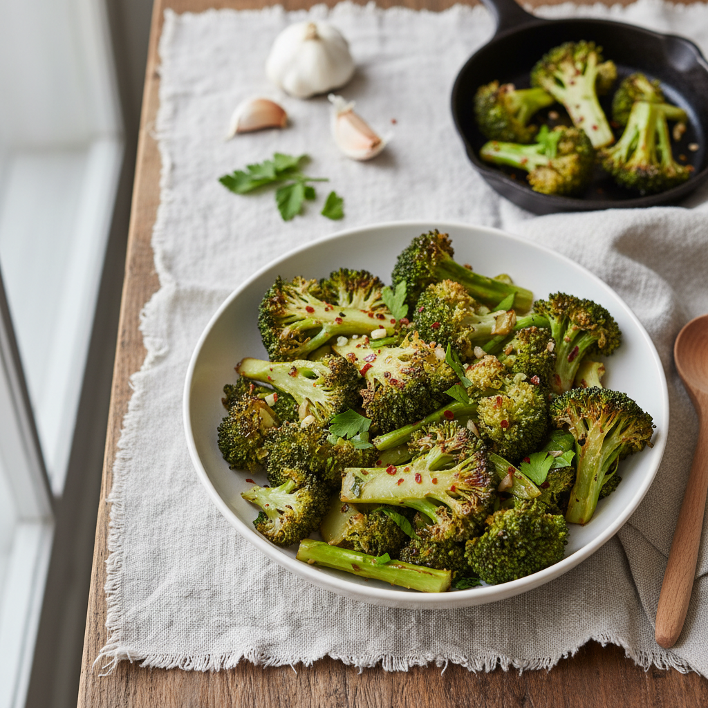 Garlic Broccoli Florets