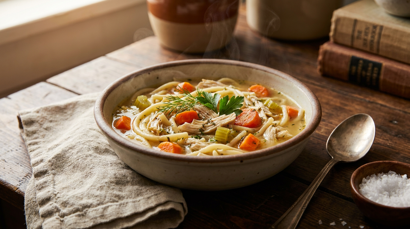 Restorative Chicken Noodle Soup