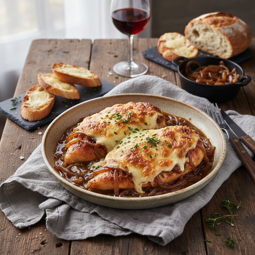 French Onion Smothered Chicken