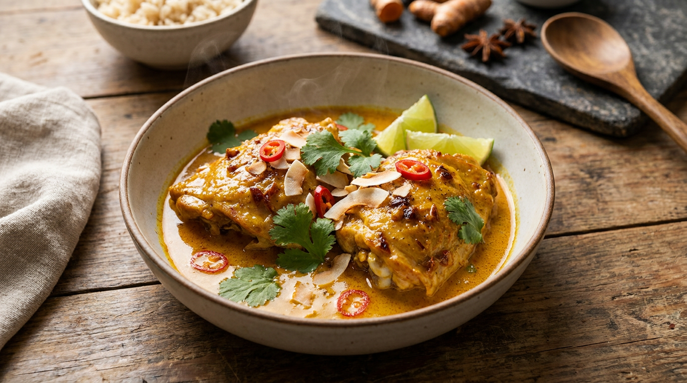 Coconut-Curry Chicken Thighs