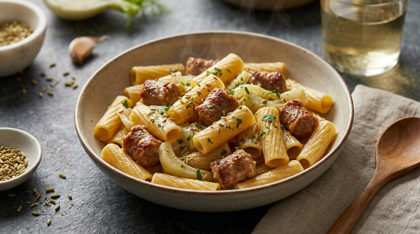Sausage and Fennel Rigatoni