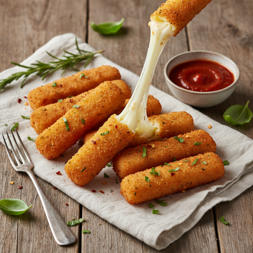 Air Fryer Mozzarella Sticks
