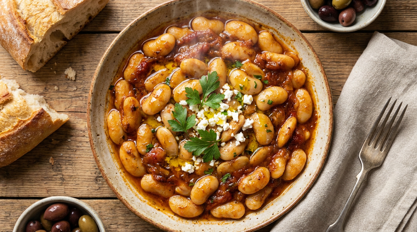 Gigantes Plaki (Greek Baked Giant Beans)
