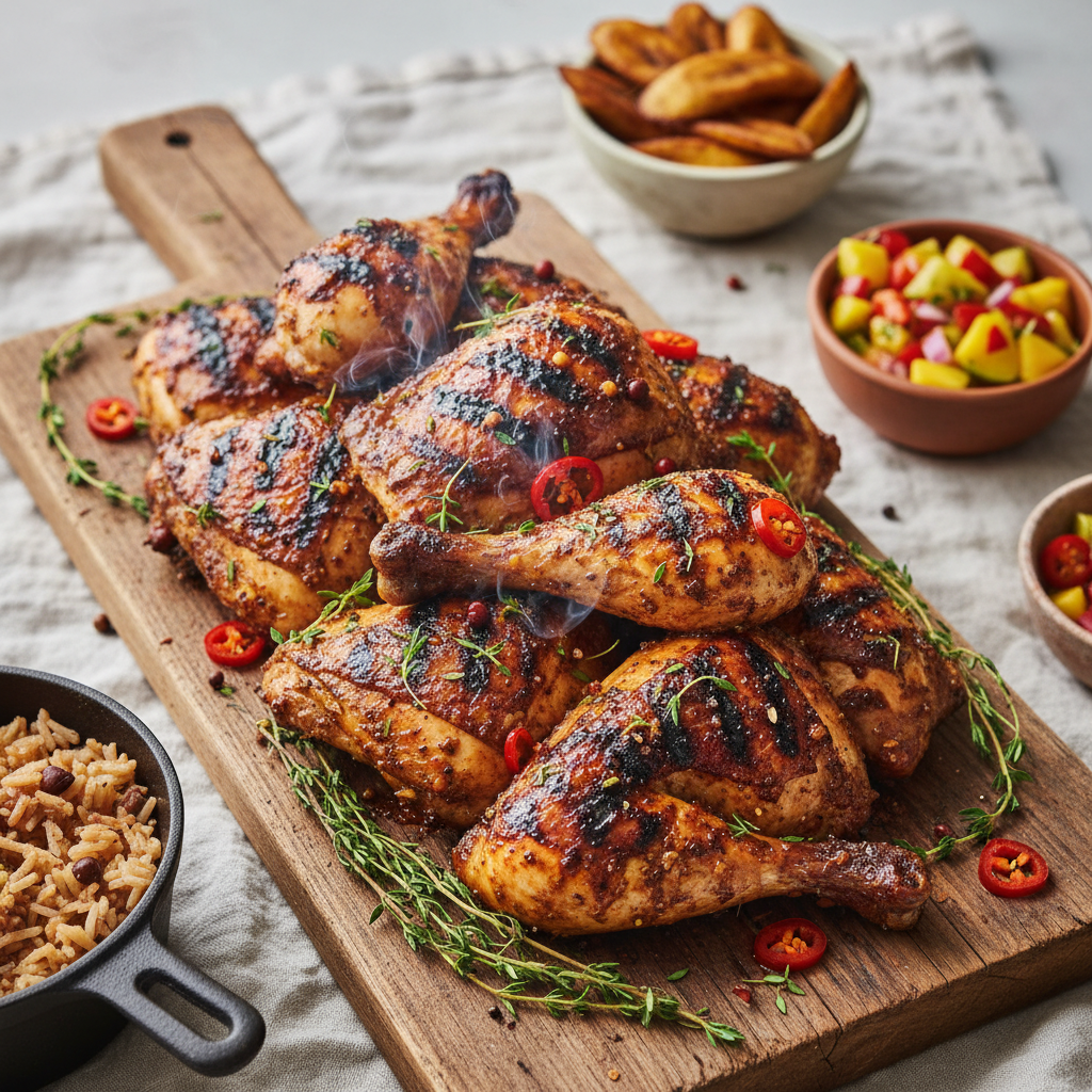 Authentic Jamaican Jerk Chicken