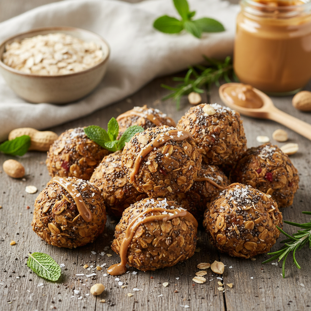 No-Bake Peanut Butter Energy Bites
