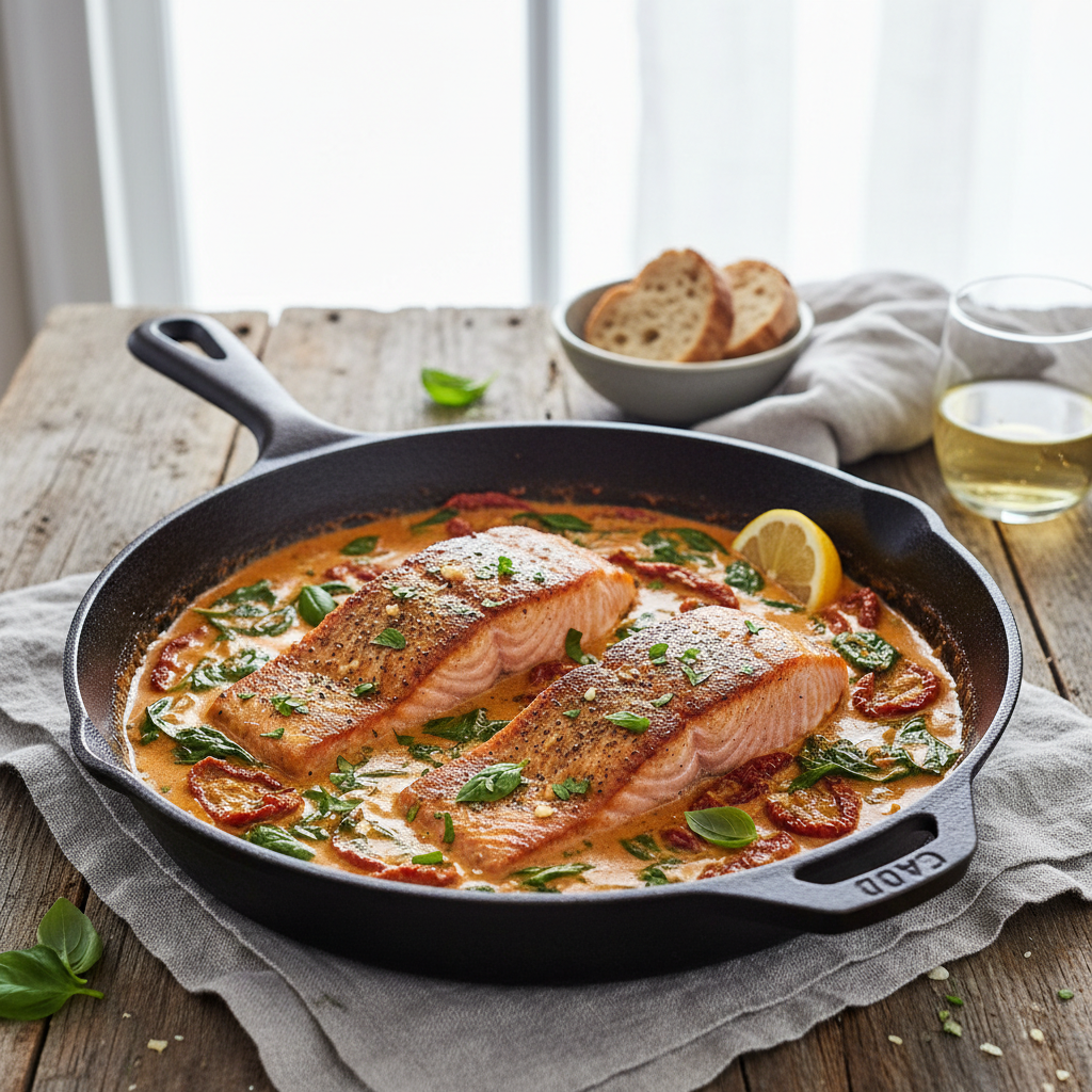 Creamy Tuscan Salmon