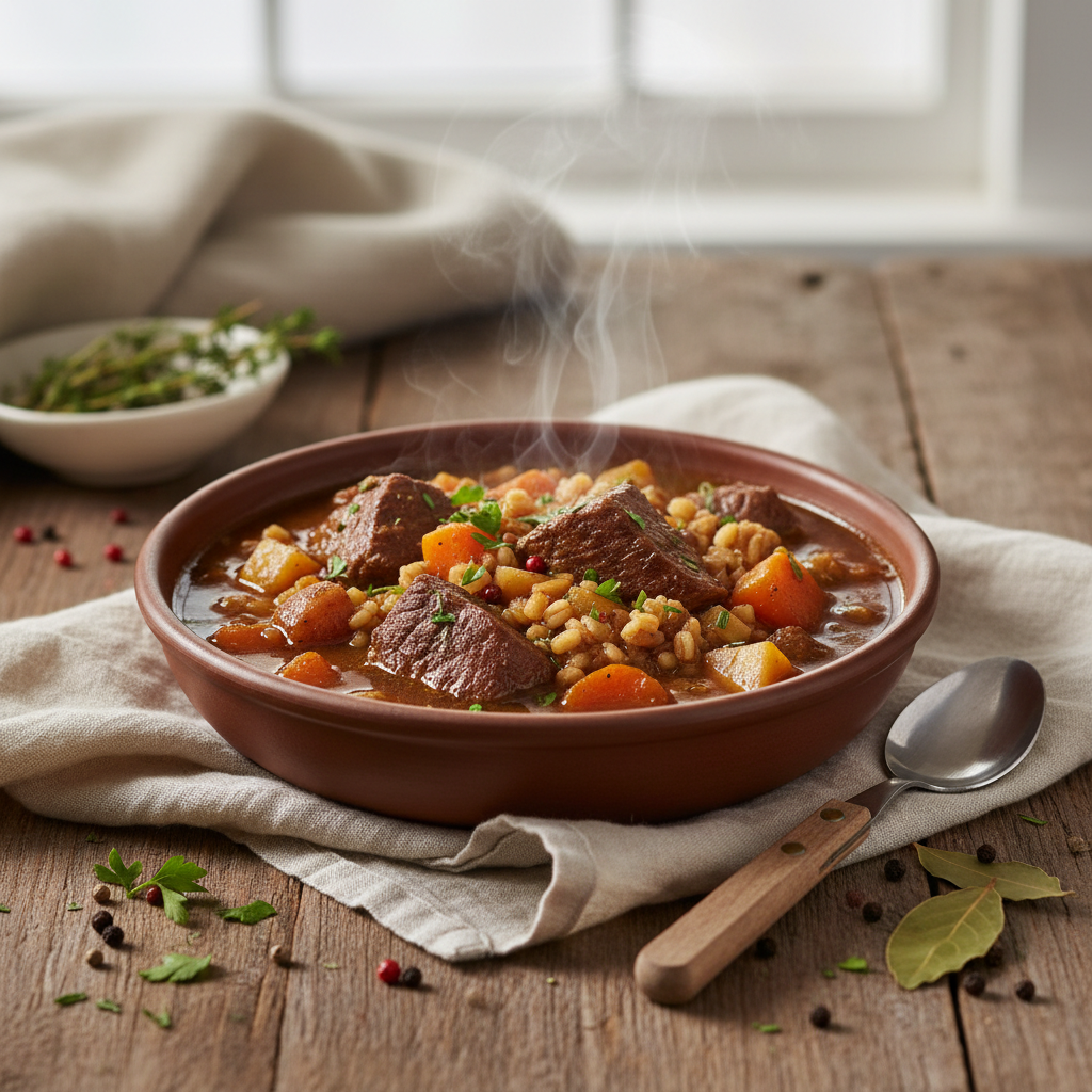 Hearty Beef and Barley Stew