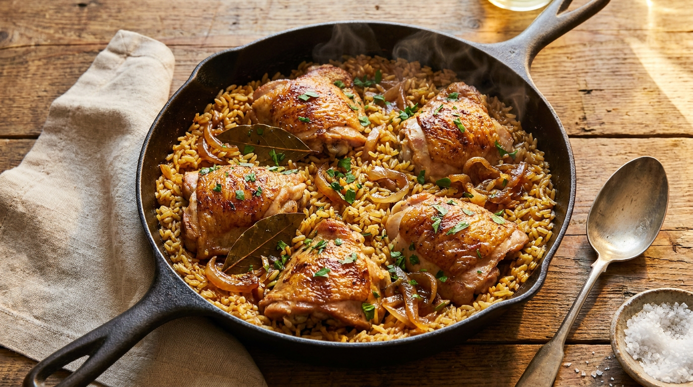 Chicken & Rice (One-Pot)