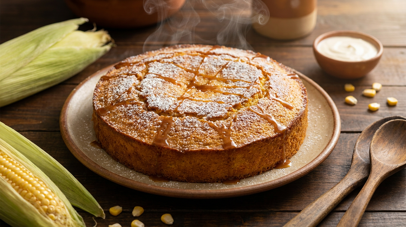 Pan de Elote (Sweet Corn Cake)