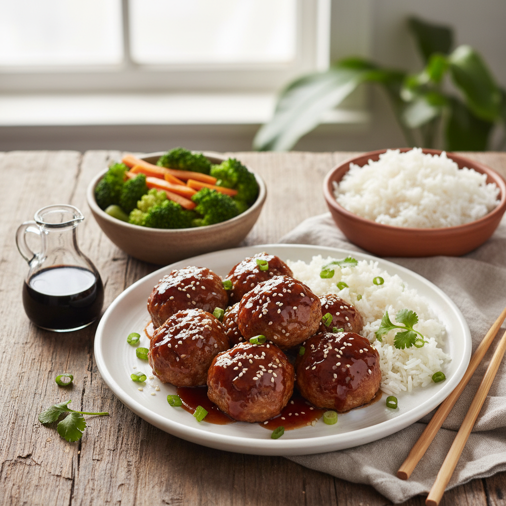Teriyaki Chicken Meatballs