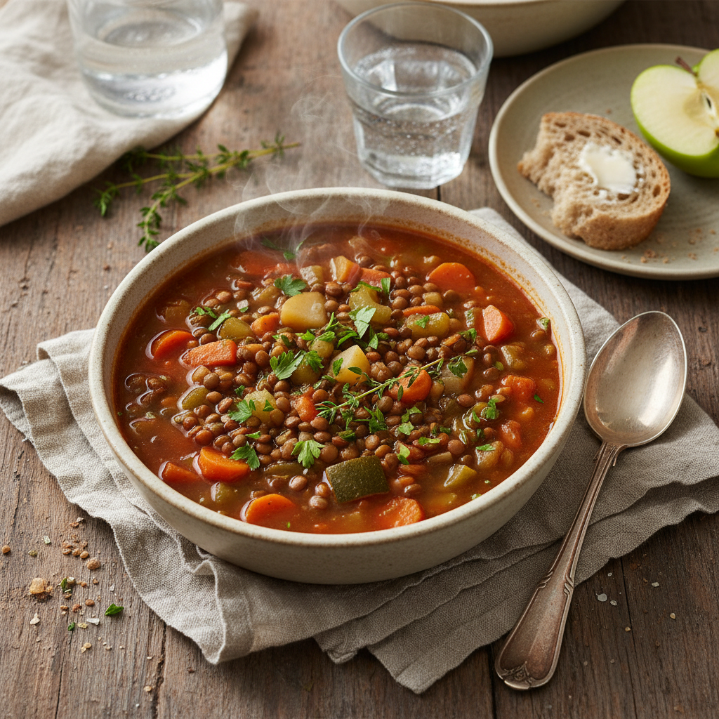 Hearty Vegetable Lentil Soup