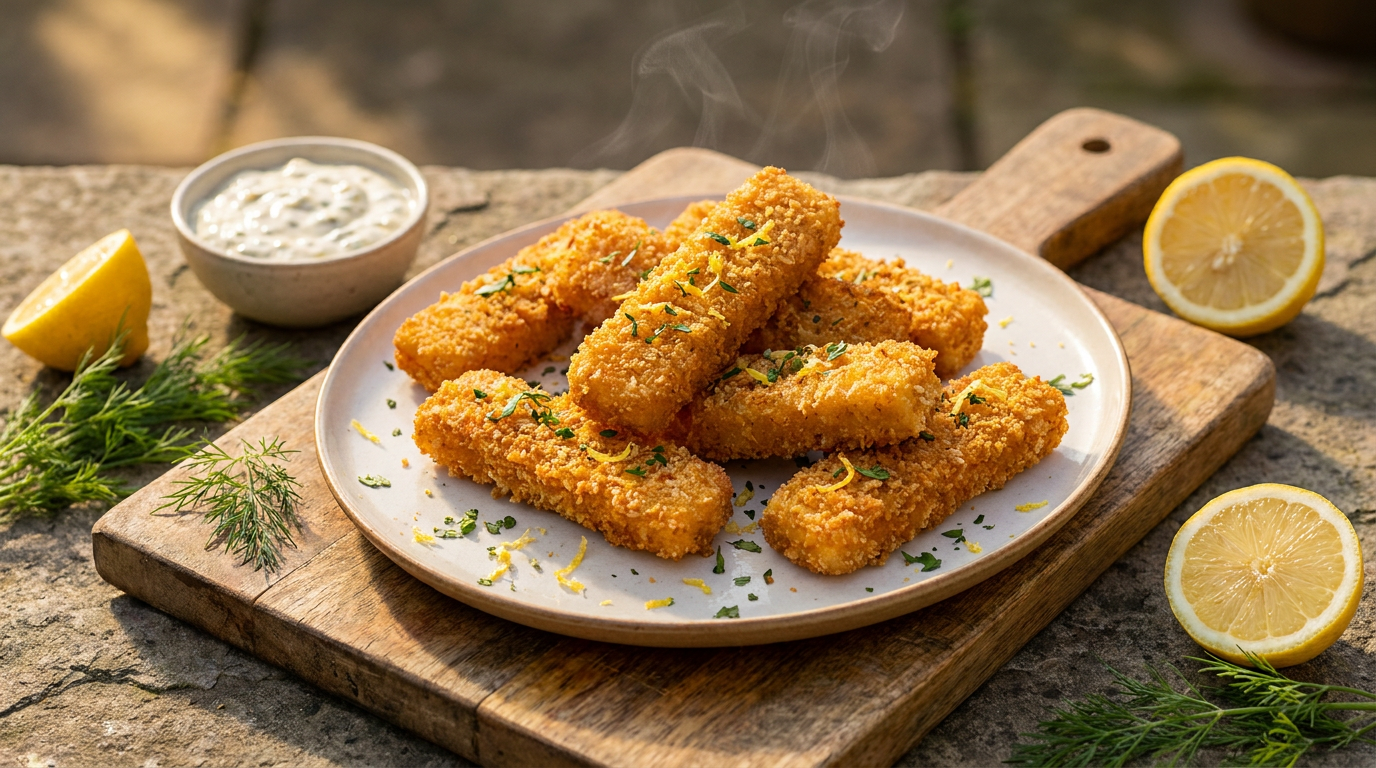 Crispy Air Fryer Fish Sticks