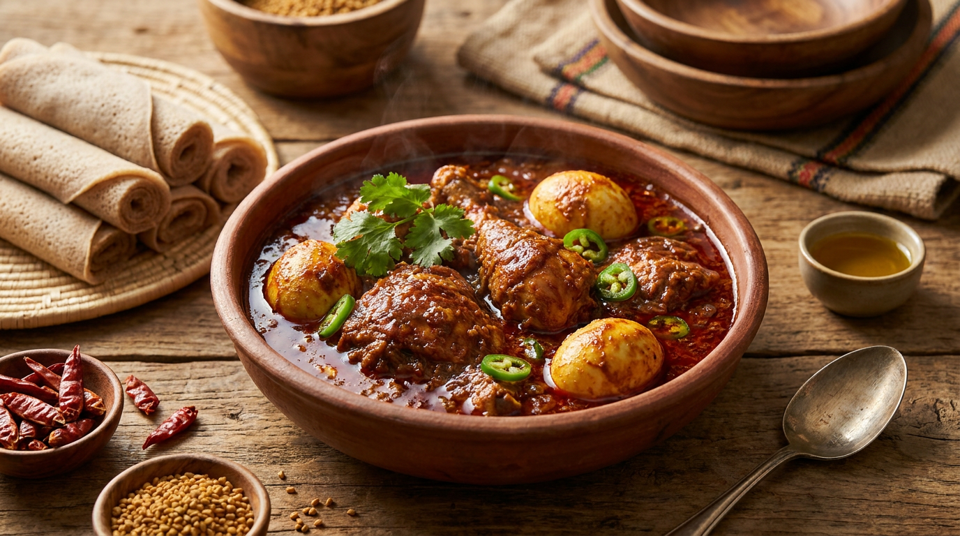 Ethiopian Doro Wat (Deep, Not Acrid)