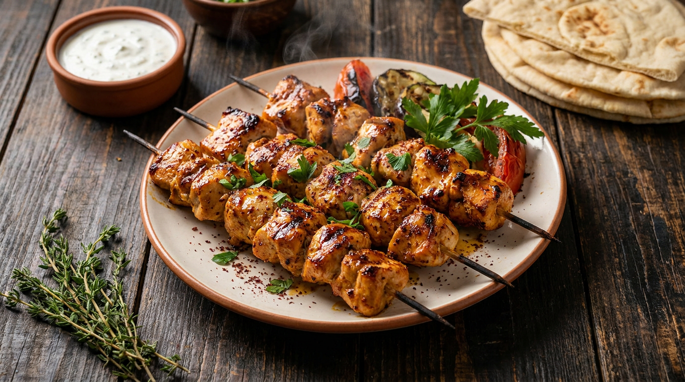 Tavuk Sis (Turkish Chicken Skewers)