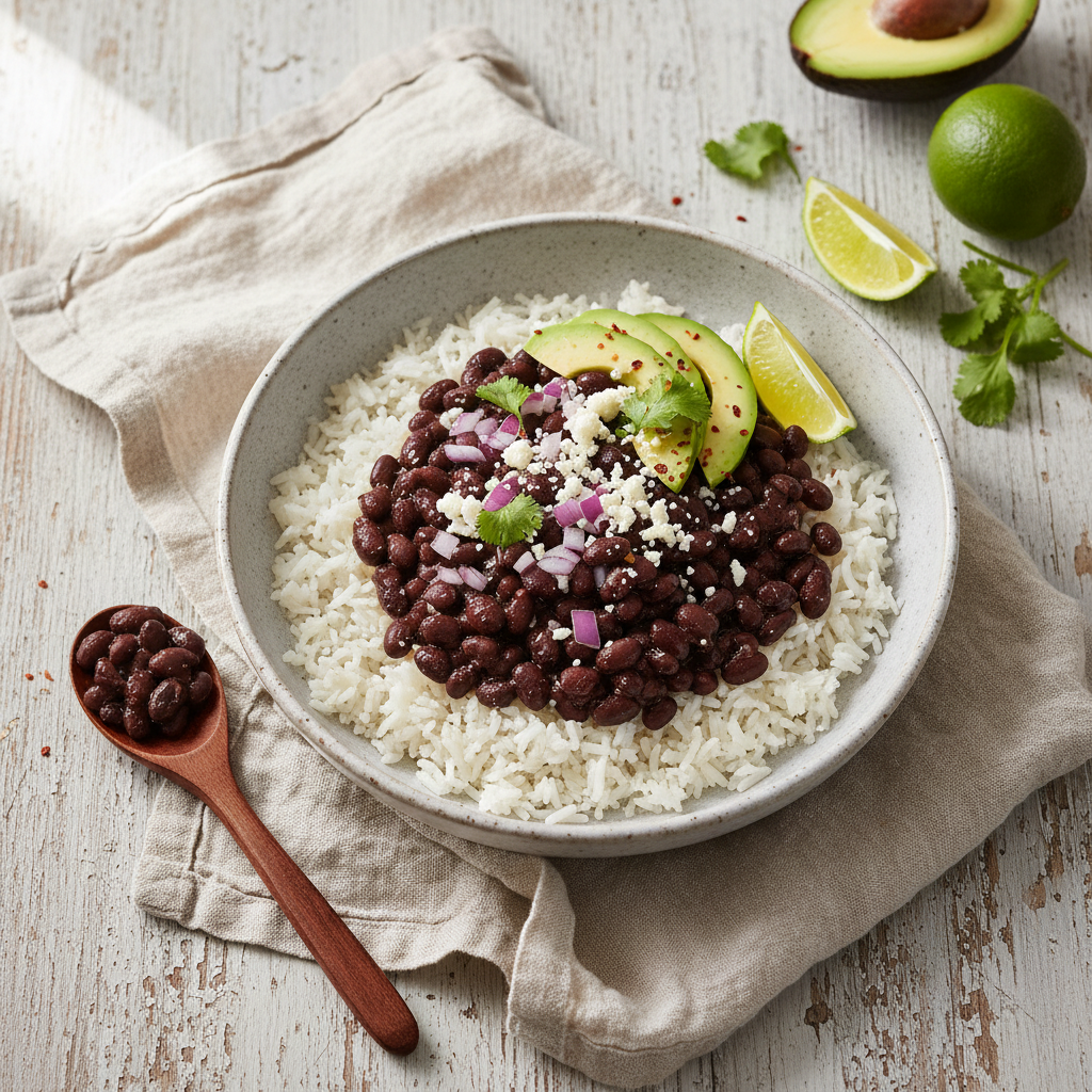 Black Bean and Rice Bowl