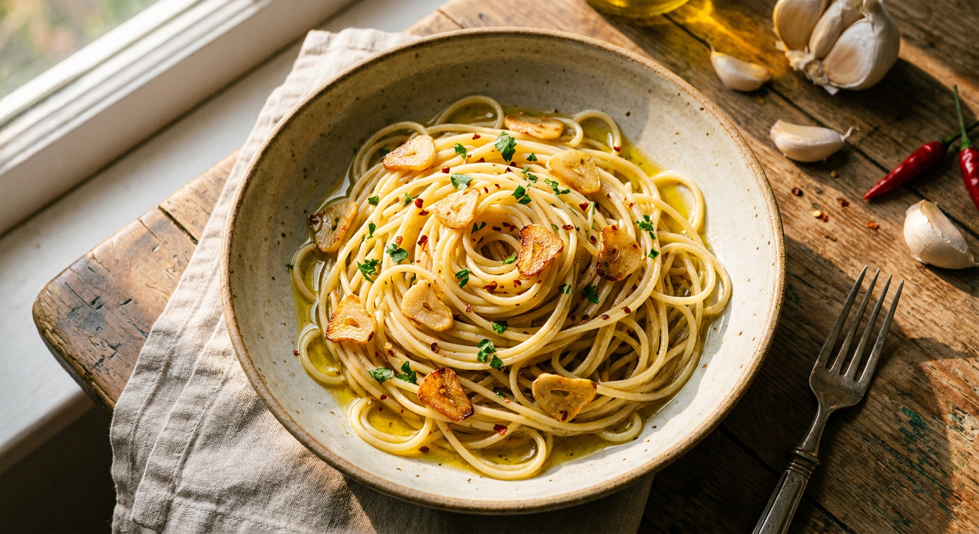 Foolproof Spaghetti Aglio e Olio