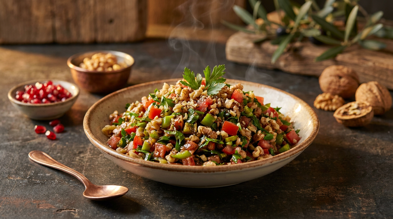 Gavurdagi Salatasi (Turkish Walnut Tomato Salad)