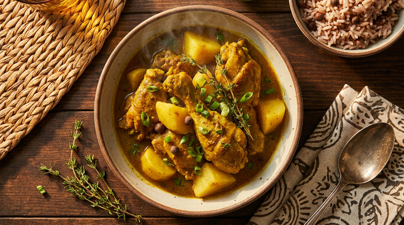 Jamaican Curry Chicken with Potato