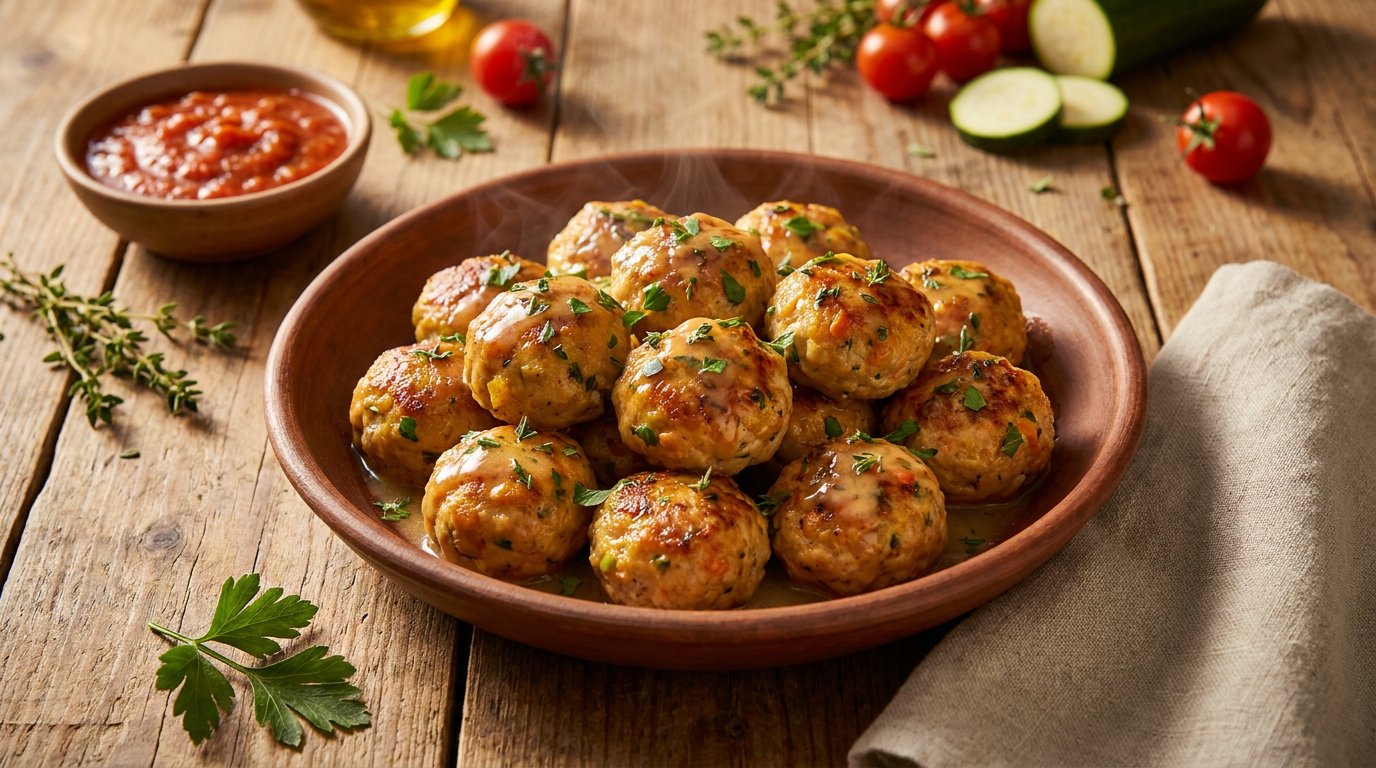 Chicken and Veggie Meatballs