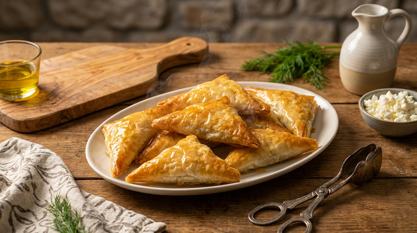 Tiropita (Greek Cheese Pies)