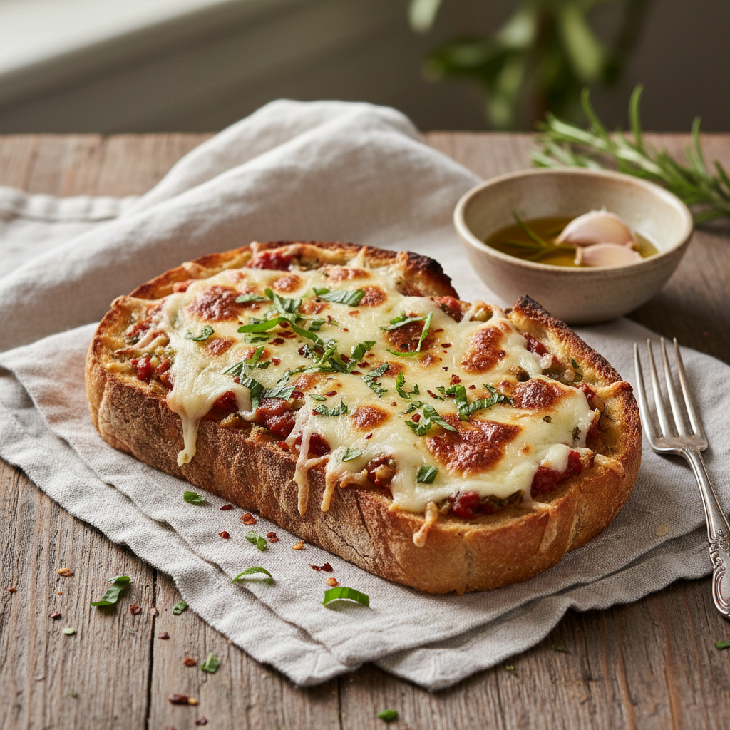 Garlic Bread Pizza