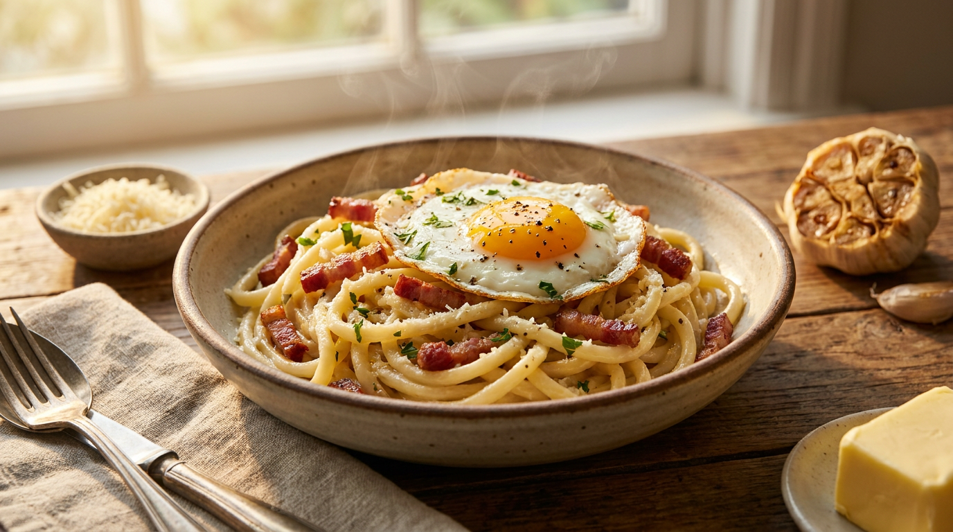 Loaded Garlic Butter Noodles