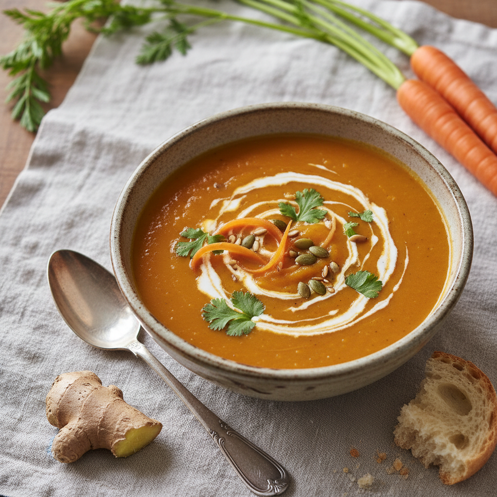 Creamy Ginger Carrot Soup