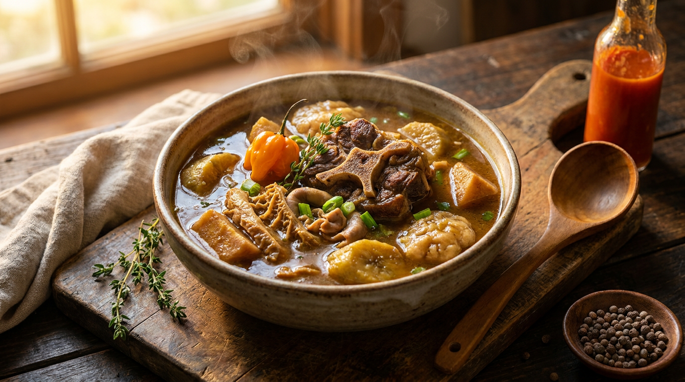 Authentic Jamaican Mannish Water (Goat Soup)
