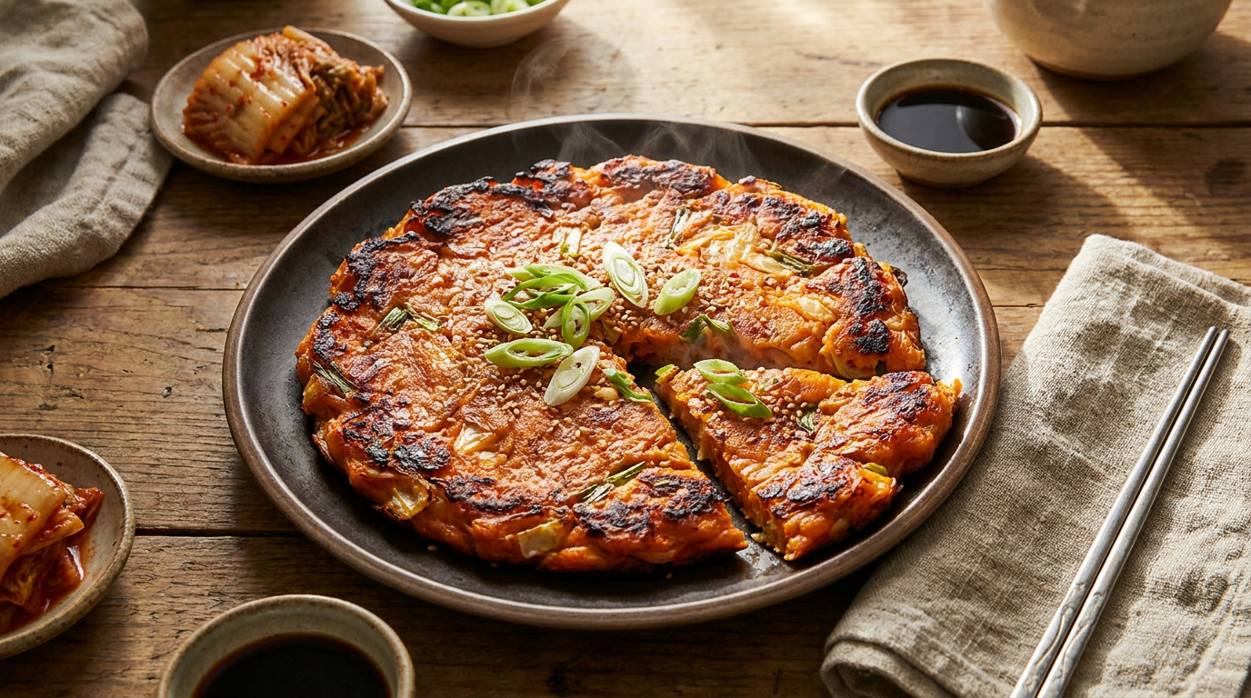 Kimchi Jeon (Kimchi Pancake)