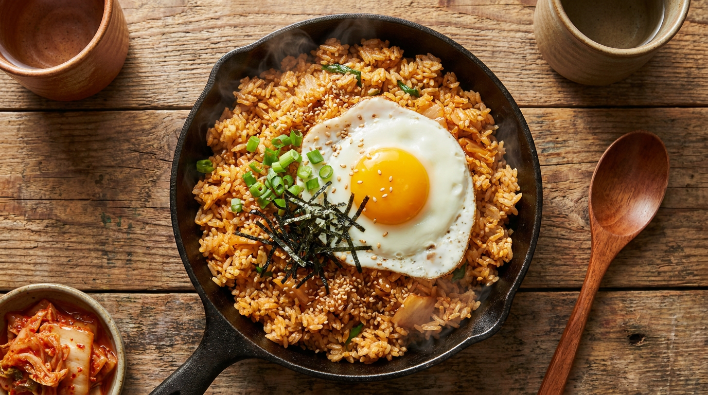 Kimchi Bokkeumbap (Kimchi Fried Rice)