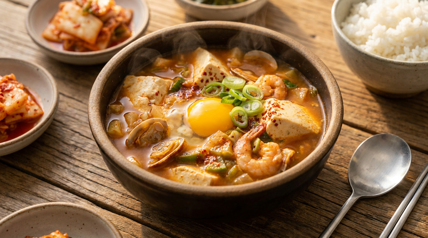 Sundubu Jjigae (Soft Tofu Stew)
