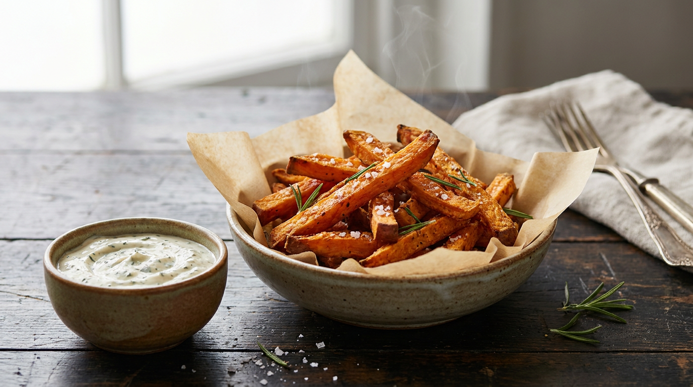 Sweet Potato Fries with Dip