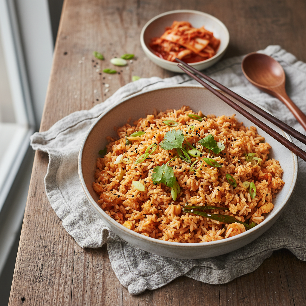Simple Kimchi Fried Rice