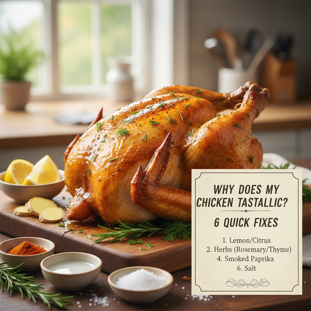Chicken Tastes Metallic? 6 Easy Ways to Fix the Metal Flavor