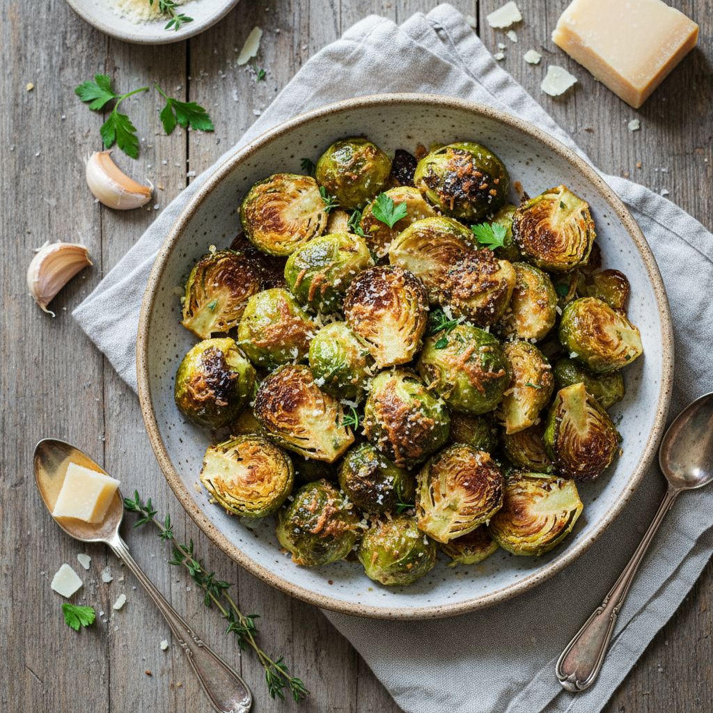 Parmesan Brussels Sprouts
