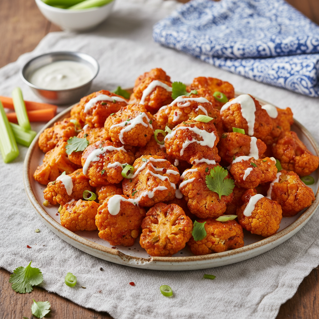 Buffalo Cauliflower Bites