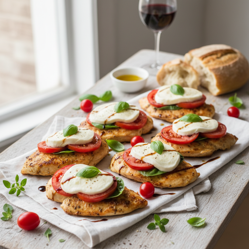 5-Ingredient Caprese Chicken
