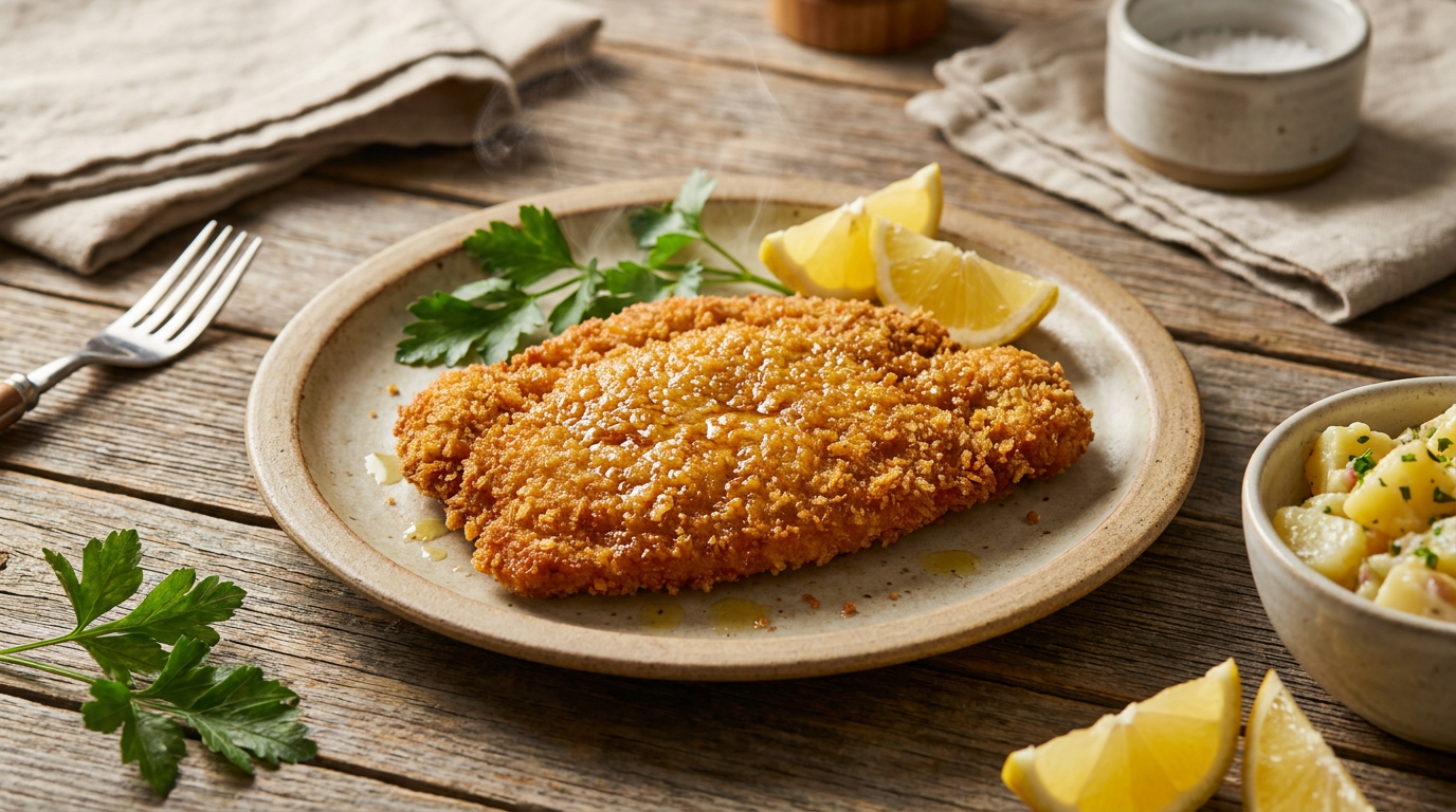 Crispy Chicken Schnitzel