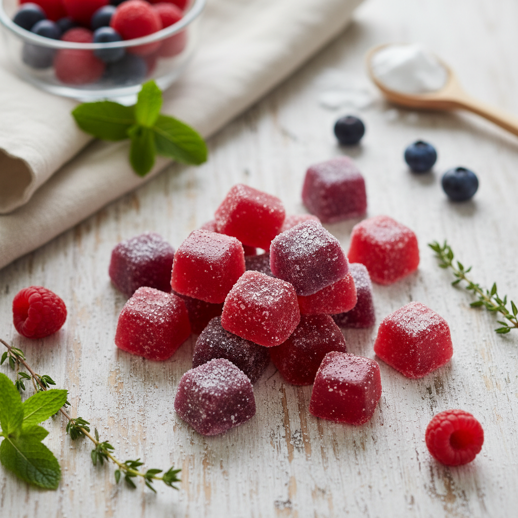 Berry and Gelatin Gut-Healing Gummies