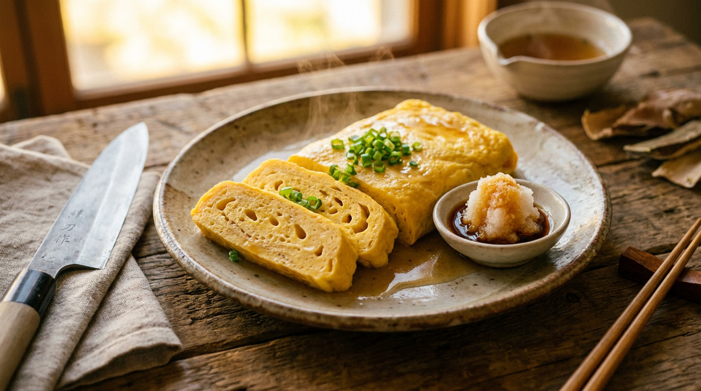Dashimaki Tamago (Rolled Omelet)