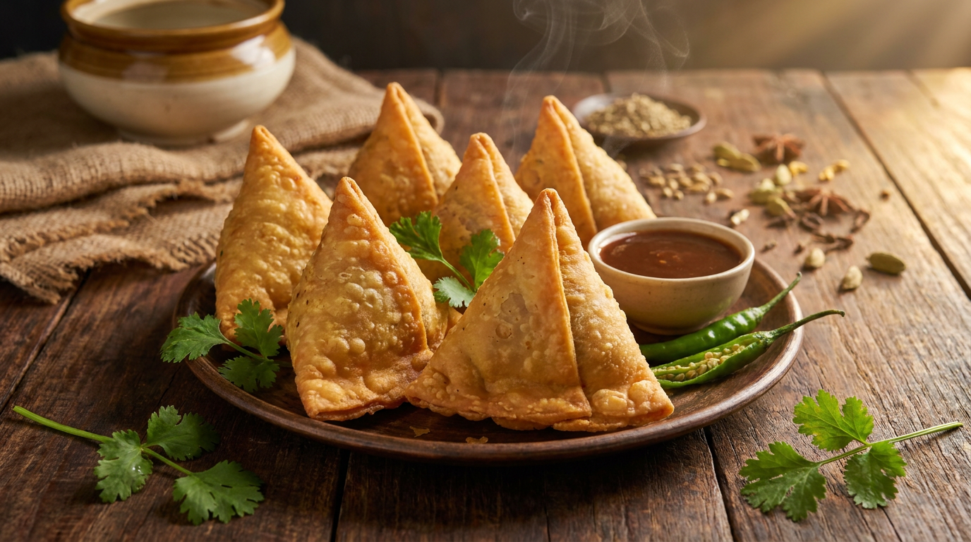 Crispy Vegetable Samosas