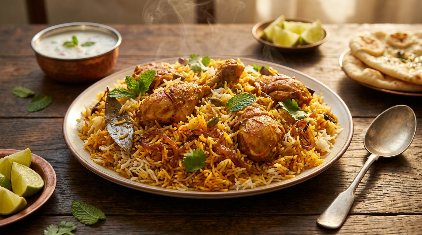 Chicken Biryani (Hyderabadi Style)