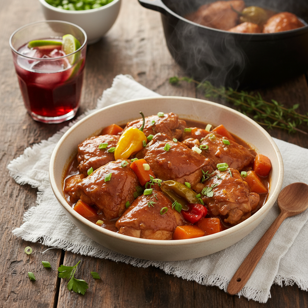 Jamaican Brown Stew Chicken