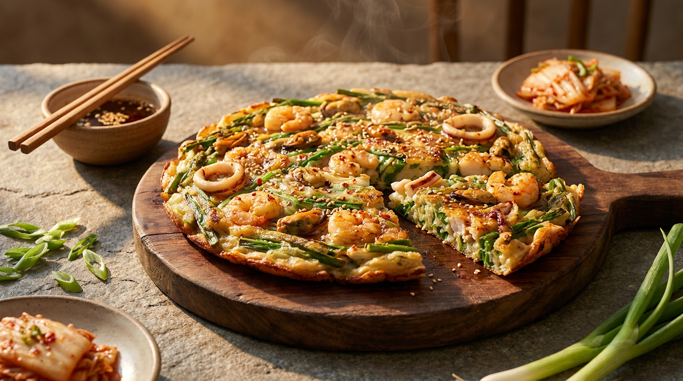Haemul Pajeon (Seafood Pancake)