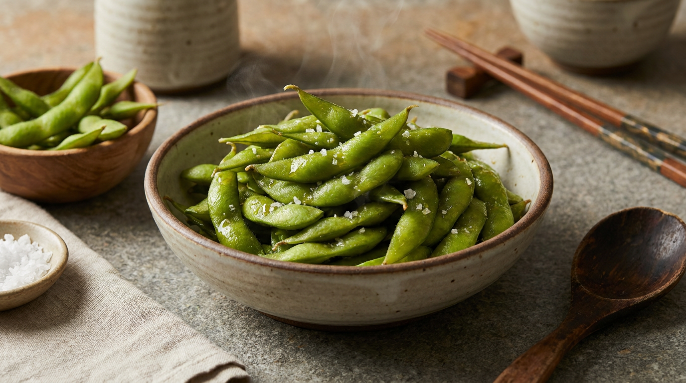 Edamame with Sea Salt