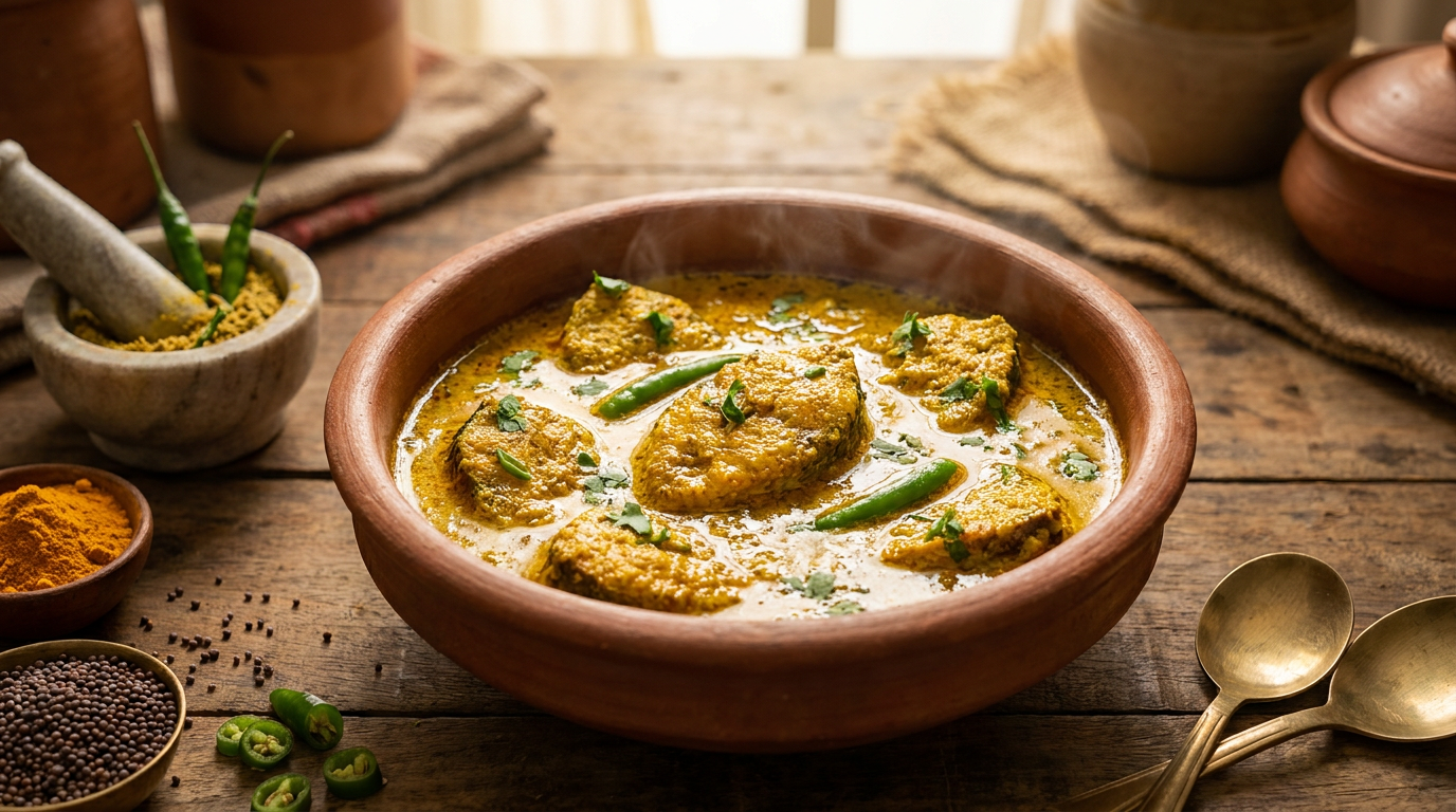 Bengali Fish Curry (Mustard Without Bitterness)