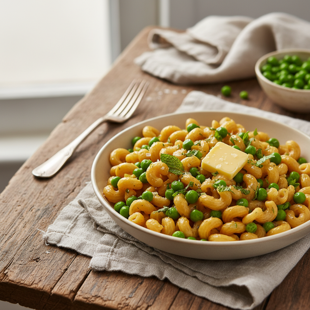 Pasta with Peas and Butter